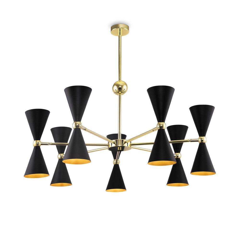 Vesper Chandelier With Gold Styling-Maytoni-South Charlotte Fine Lighting