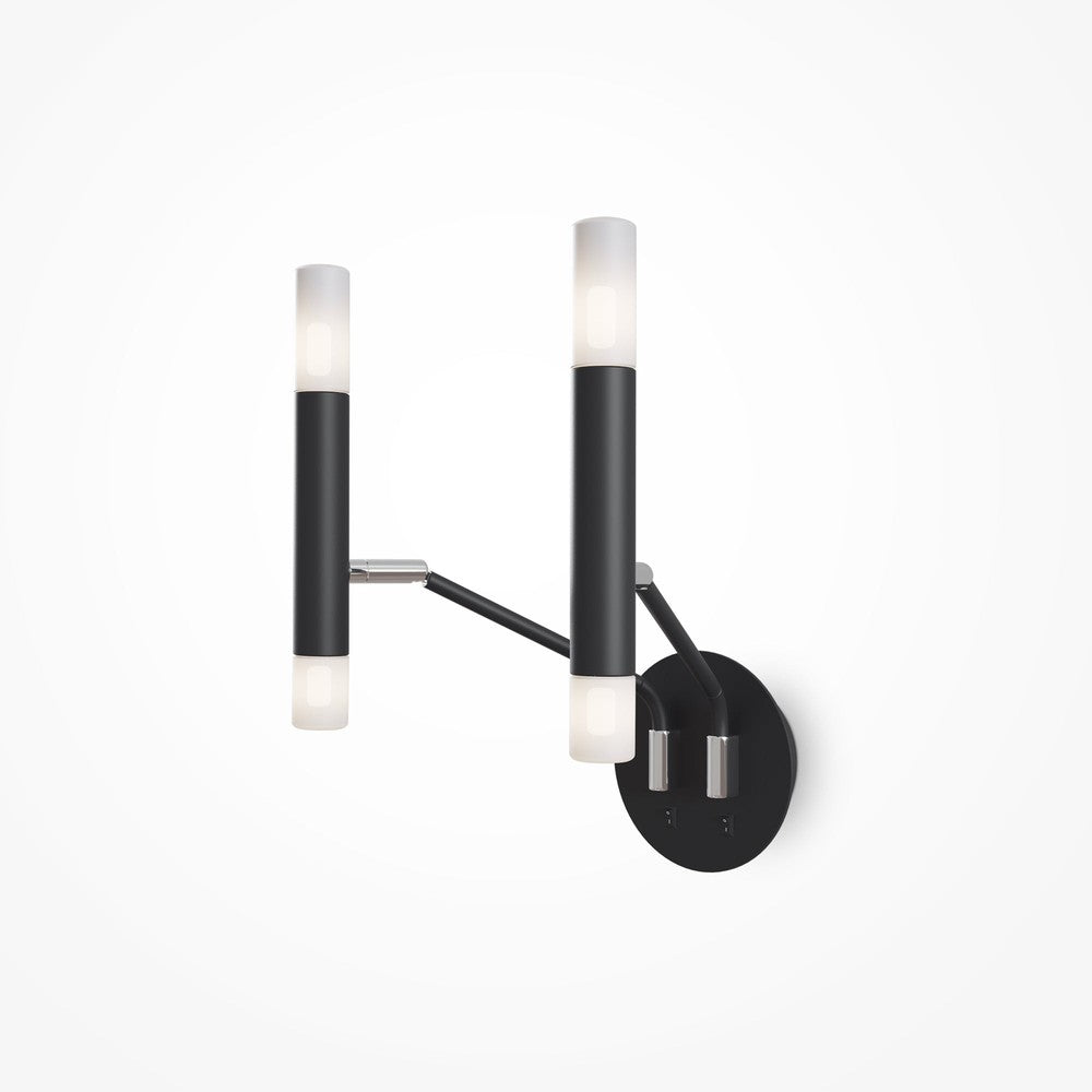 Vigo Wall Lamp In Black-Maytoni-South Charlotte Fine Lighting