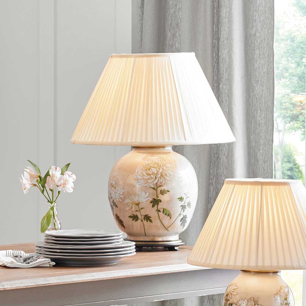 Vintage-style table lamp sold by South Charlotte Fine Lighting