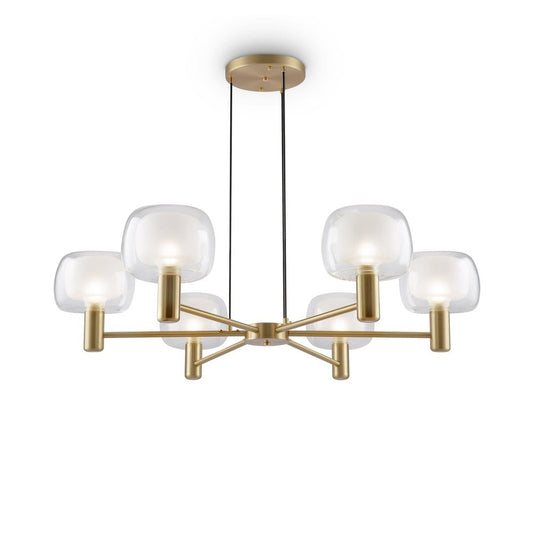 Vision Chandelier With Gold Styling-Maytoni-South Charlotte Fine Lighting