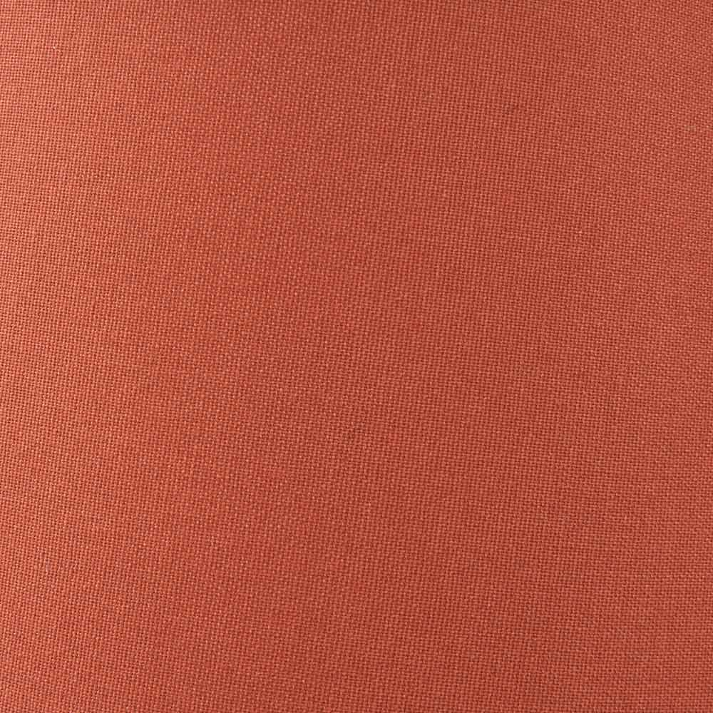 Winston tobacco orange lampshade fabric with open weave profile