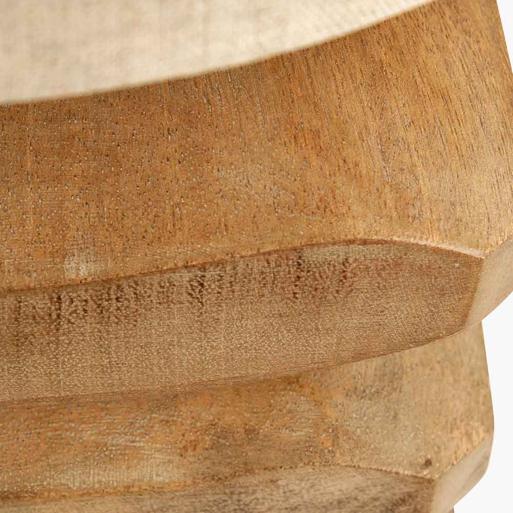 Wood detail on Amir Scandi table lamp