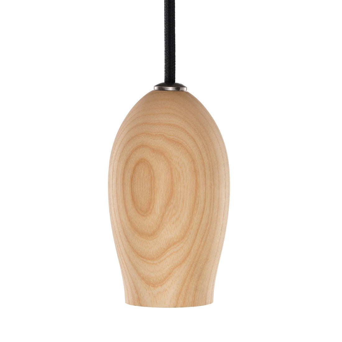 Wood pendant lighting by Well Lit is supplied by South Charlotte Fine Lighting. This particular wood pendant light is shown here in Ash
