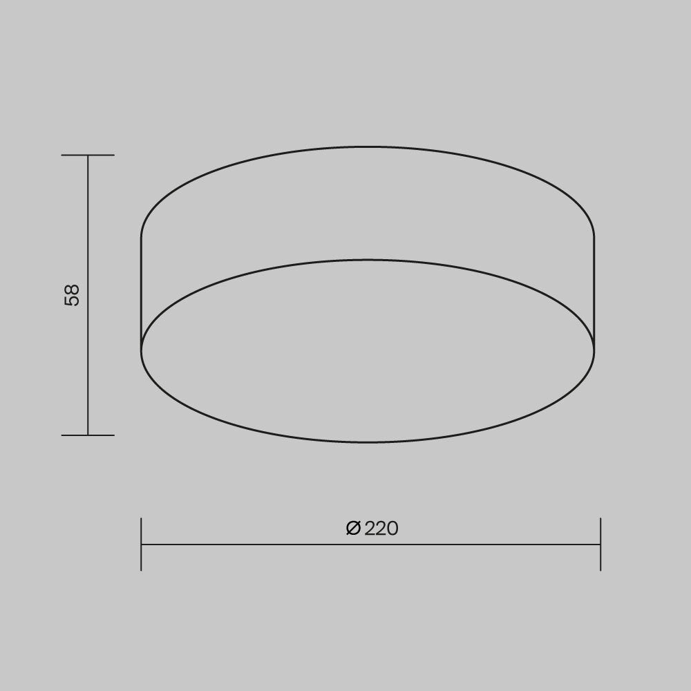 Zon IP Large Ceiling Lamp White-Maytoni-South Charlotte Fine Lighting