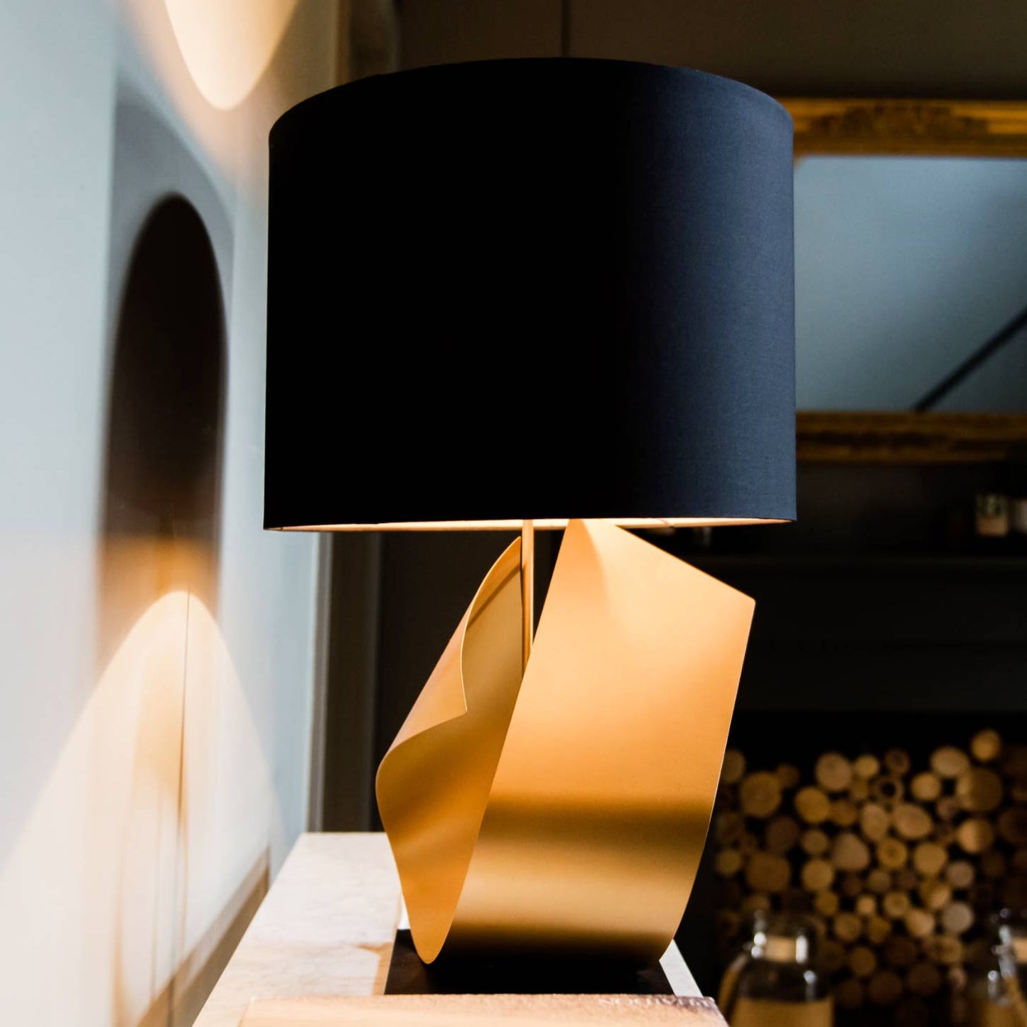 British handmade designer table lamp from Arcform supplied by South Charlotte Fine Lighting